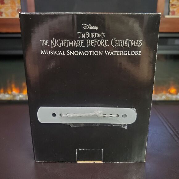 The Nightmare Before Christmas Musical WaterGlobe 7" NBC Snowman Jack Disney New - Picture 3 of 7